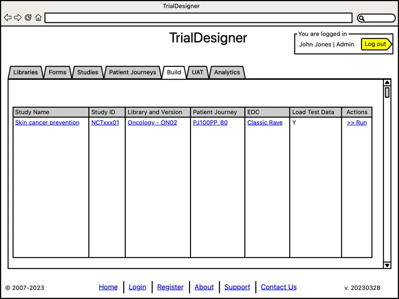 TrialTwin - Trial Designer - Build Study
